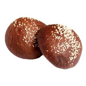 1 Roll (pan, Dinner, Or Small Roll) (2" Square, 2" High) Pumpernickel Rolls