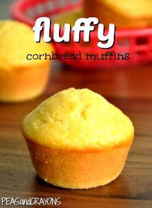 1 Round Toasted Round Stick Cornbread Muffin