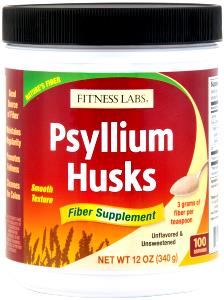 1 rounded tsp (3.4 g) Psyllium Husks