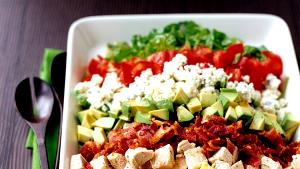 1 salad (12.6 oz) Turkey Cobb Salad (Large)