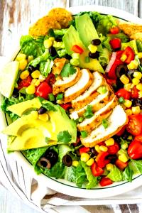 1 salad (242 g) Chicken Taco Salad without Sour Cream