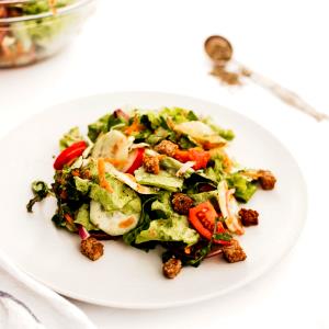 1 salad (302 g) Tossed Salad with Croutons