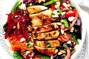 1 salad (318 g) Grilled Chicken Salad