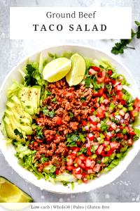 1 salad (330 g) Beef Taco Salad without Sour Cream