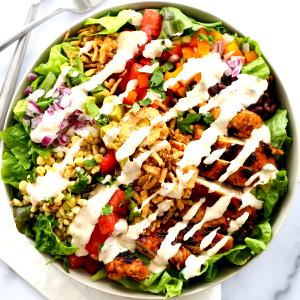 1 salad Chicken BBQ Ranch Salad