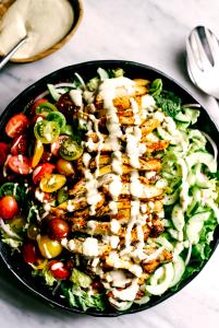 1 salad Chicken Schwarma Salad