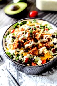 1 salad Chipotle BBQ Chicken Salad (Full)