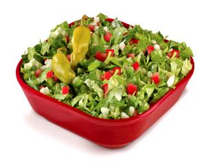 1 salad Firehouse Chopped Salad (No Meat)