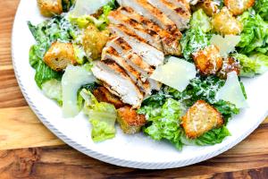 1 Salad Full Grilled Chicken Caesar Hand-Tossed Salad