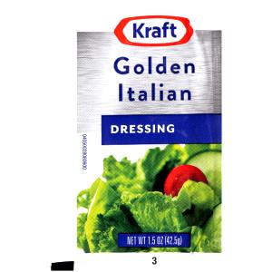 1 Salad Golden Italian Dressing Salad