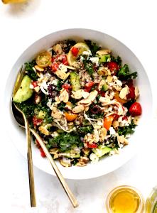 1 salad Modern Greek Salad with Quinoa & Chicken