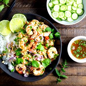 1 salad Thai Shrimp Salad