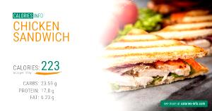 1 sandwich (100 g) Grilled Chicken Sandwich