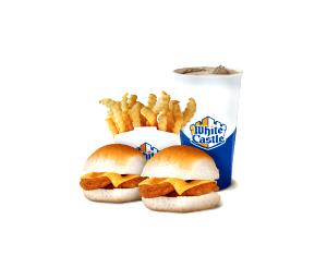 1 sandwich (104 g) Double White Castle