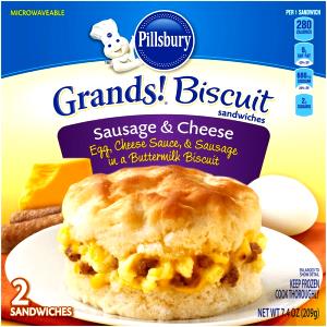 1 sandwich (105 g) Grands! Ham & Veggies Biscuit Sandwich