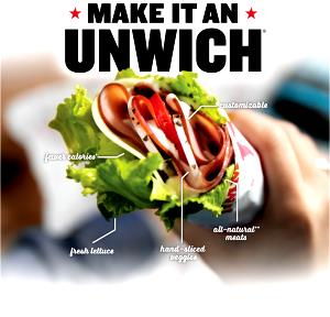 1 sandwich Ultimate Porker Unwich