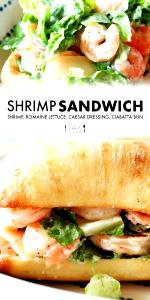 1 sandwich (253 g) Toasted Shrimp Sandwich