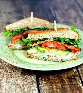 1 sandwich (266 g) California Club Sandwich