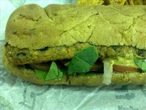 1 sandwich (267 g) 6" Veggie Patty