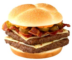 1 sandwich (287 g) Spicy Baconator