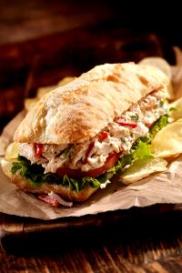 1 sandwich (321 g) Grilled Chicken on Ciabatta