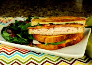 1 sandwich (351 g) Turkey Club Panini