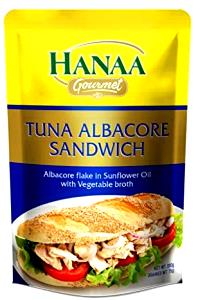 1 sandwich (352 g) Albacore Tuna Sandwich