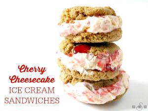 1 sandwich (41 g) Cherry Cheesecake Ice Cream Sandwich (Snack Size)