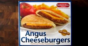 1 sandwich (63 g) Angus Cheeseburger Flatbread Sandwich