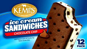 1 sandwich (63 g) Ice Cream Sandwiches - Chocolate Chips