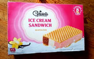 1 sandwich (64 g) Ice Cream Sammies - Neapolitan