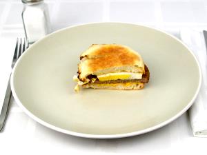 1 sandwich (98 g) Sausage Egg & Cheese Breakfast Sandwich