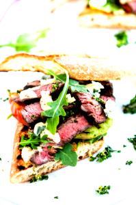 1 sandwich Backyard Marinated Steak Sandwich