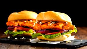 1 sandwich Buffalo Chicken (Large)