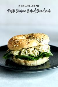 1 sandwich Chicken Salad on Bagel