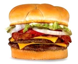 1 Sandwich Deluxe Bacon Double Cheeseburger