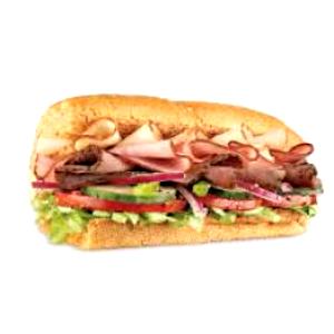 1 Sandwich Double Subway Club Sub