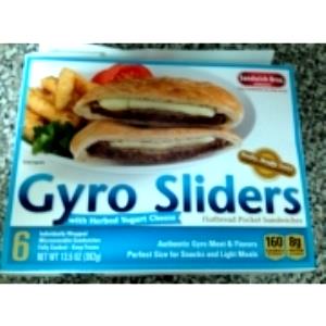 1 sandwich half (63 g) Gyro Sliders