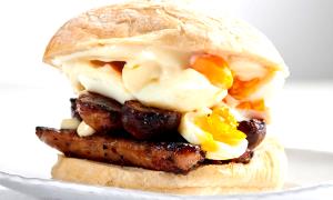 1 sandwich Hotzi Sausage, Egg & Cheese Biscuit