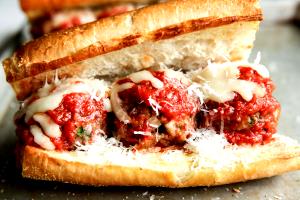 1 sandwich Meatball Sub (Large)