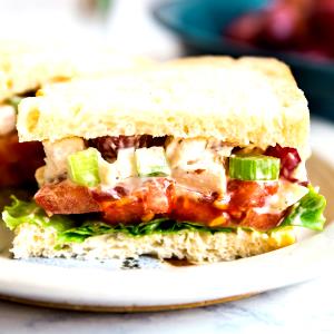 1 sandwich Napa Almond Chicken Salad Sandwich