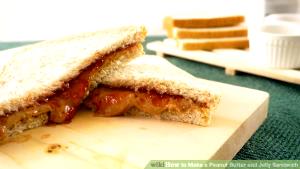 1 Sandwich Peanut Butter and Jelly Sandwich