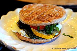 1 sandwich Roasted Veggie Egg Sandwich