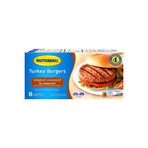 1 sandwich Seasoned Turkey Burger