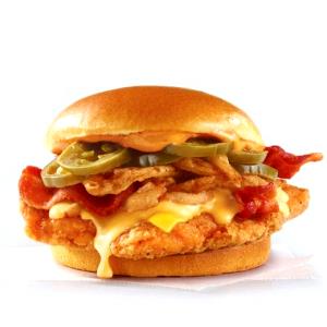 1 sandwich Spicy Bacon Jalapeno Chicken Sandwich