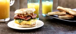 1 sandwich Spicy Smoked Sausage Breakfast Sandwich