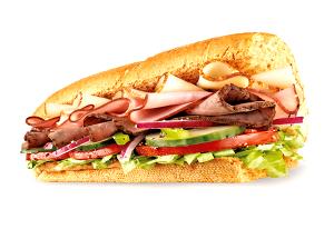 1 Sandwich Subway Club 6-İnch Jared Sandwiches With 6 Grams Of Fat Or Less