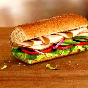 1 Sandwich Turkey Breast Subway Mini Sandwiches