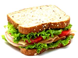 1 sandwich Turkey & Guacamole (Medium)