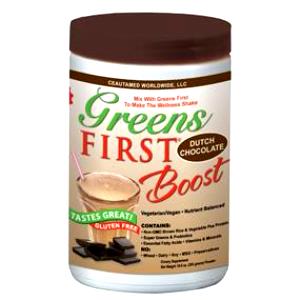 1 scoop (10 g) Greens First Boost - Dutch Chocolate